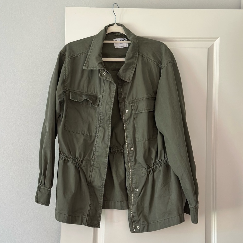 Old Navy Olive Green Utility Jacket